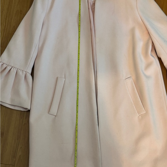 Catherine Malandrino Pink Ruffle-Sleeve Open Front Jacket - Picture 7 of 8